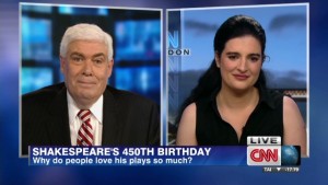 Kate Maltby Shakespeare Birthday CNN