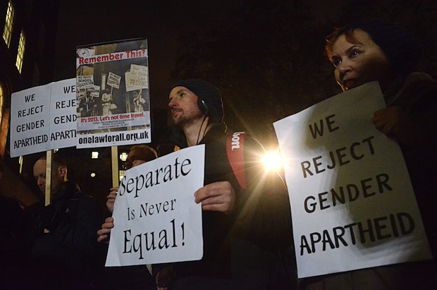 Gender segregation: radical speakers cannot demand an audience that fits their prejudices