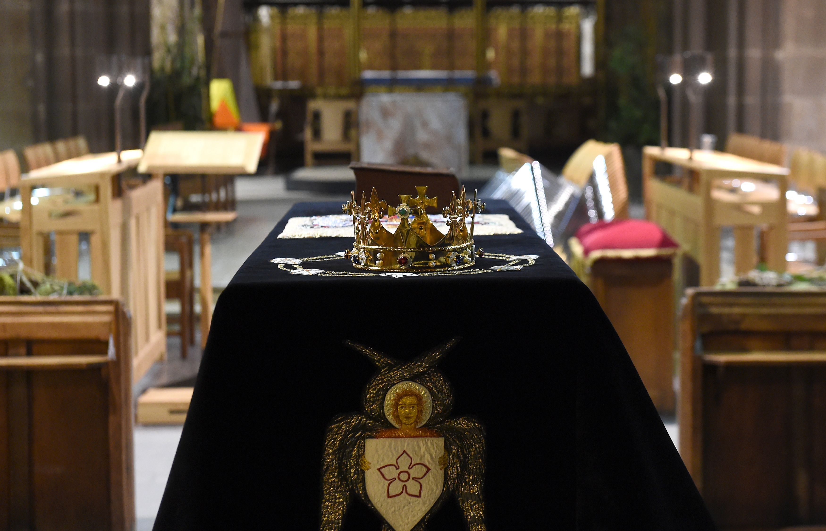 Richard is Richard: Let's not play heroes and villains with our history King Richard's coffin lies in Leicester Cathedral, on Sunday evening. Credit: PA