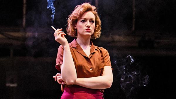 Image credit- The Times Lucy Briggs-Owen enthrals as the femme fatale Julia in The Night Watch